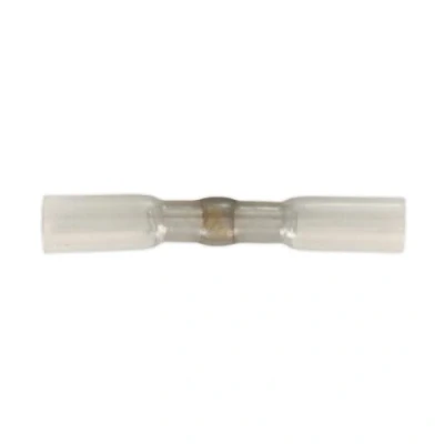 Image of Sealey Heat Shrink Butt Connector with Crimp &amp; Solder Clear Pack of 25