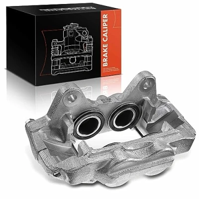 Image of Frankberg Brake Caliper Front axle Right Compatible with GX J12 2001 2009 4 Runner N21 2002 Land Cruiser Prado 2010 Replace# 343539