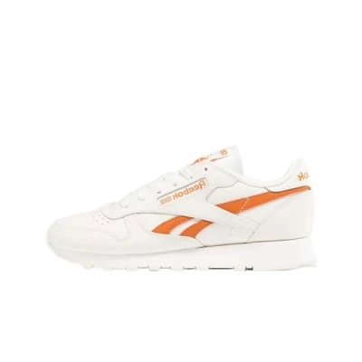 Image of Reebok Women&#039;s CLASSIC LEATHER Sneaker, CHALK/TER/CHALK, 3 UK