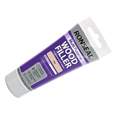 Image of Ronseal MPWFO100G 100 g Multi Purpose Wood Filler Tub oak