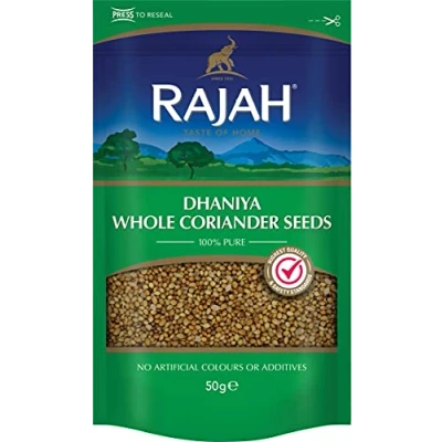 Image of Rajah Dhaniya Whole Coriander Seeds, 50g