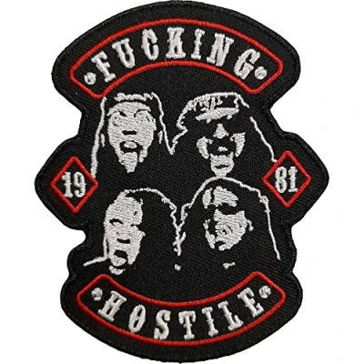 Image of Pantera 1981 Hostile Patch Texas Heavy Metal Embroidered Iron On