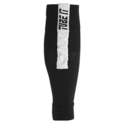 Image of Uhlsport Unisex Tube It Sleeve Socks Black/White, Size 41 44