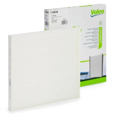 Image of 6447YC, 6479C9 Pollen Filter VALEO CLIMFILTER COMFORT 715636 Particulate 250mm 235mm 25mm IVECO: Daily 6 , CITROËN: Relay II Van