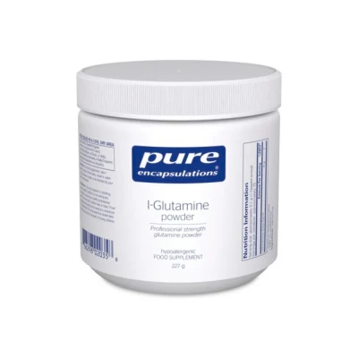 Image of Pure Encapsulations L Glutamine Powder Hypoallergenic Amino Acid Supplement 227 Grams