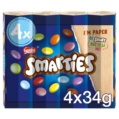 Image of Smarties Hexatube 4x34g