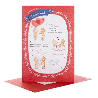 Image of Hallmark Husband Valentine&#039;s Day Card &#039;Love You So Much&#039; Large