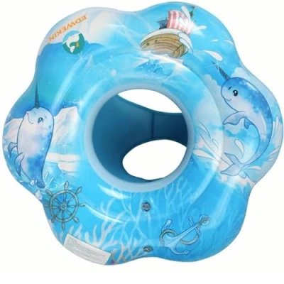 Image of EDWEKIN® Unique Baby Swim Seat with Removable Sun Canopy, Swimming Ring, Aid Protection, Ring for Toddlers