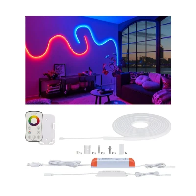 Image of Paulmann 70967 MaxLED Flow 43 watts LED Strip Basic Set dimmable 5m RGB White Plastic, W