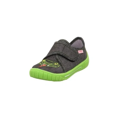 Image of Superfit Boys Bill Flat Slippers, Black 0040, 4 UK