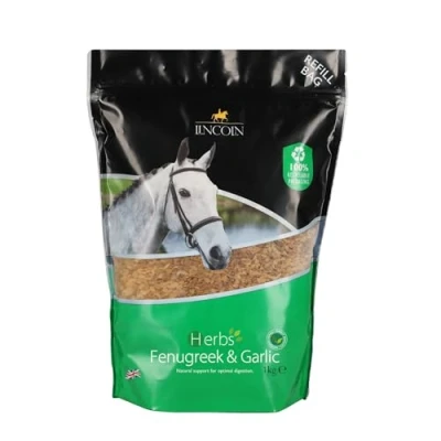 Image of Lincoln Herbs Fenugreek &amp; Garlic 1kg Refill Pouch
