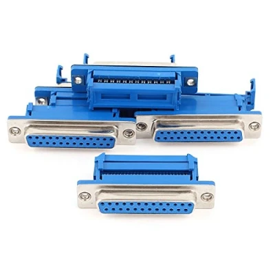 Image of sourcing map 5Pcs Parallel Port DB25 25 Pin Female IDC Flat Ribbon Cable Connector
