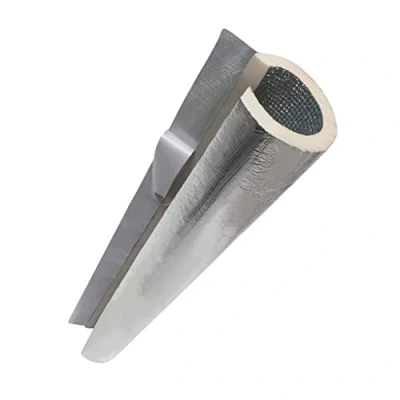 Image of HAIRIT Water Pipe Heat Insulation Solar Opening Self adhesive Aluminum Foil Casing Outdoor Lagging, Antifreeze Foam Pipe, ID 22mm 27mm 34mm 43mm 52mm 65mm