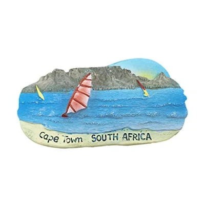 Image of 3D Cape Town South Africa Refrigerator Magnet Tourist Travel Souvenirs Handmade Resin Craft Magnetic Stickers Home Kitchen Decoration Fridge Collection Gift