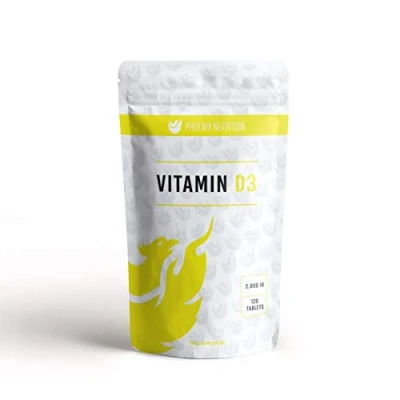 Image of Vitamin D3 2000IU (50mcg) x 120 Tablets by Phoenix Nutrition