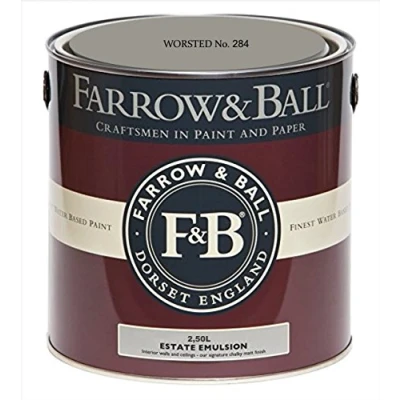 Image of Farrow and Ball Estate Emulsion, Worsted No. 284 2.5L