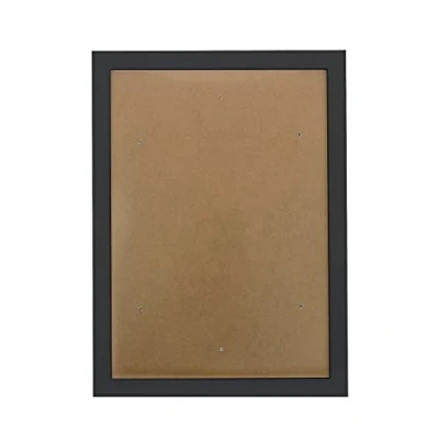 Image of Pracht Creatives Hobby 6036 30291 Picture Frame Black Approx. 28 x 38 cm Plain with Plexiglass and Wall Hooks