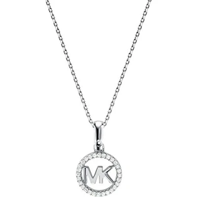 Image of Michael Kors Premium Necklace silvercoloured, Women&#039;s, Size: One Size, Silver coloured