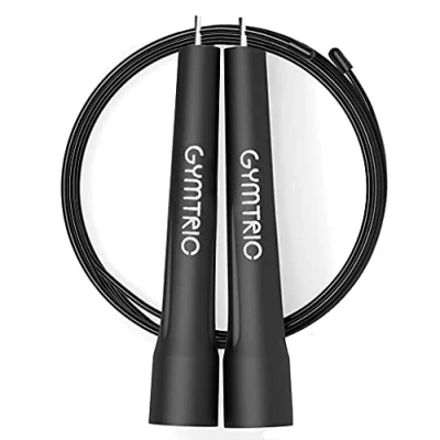 Image of Speed Skipping Rope Jump Adjustable Gear Fitness Crossfit Boxing MMA HIIT Interval Training Double Unders Weight Loss Fat Burning