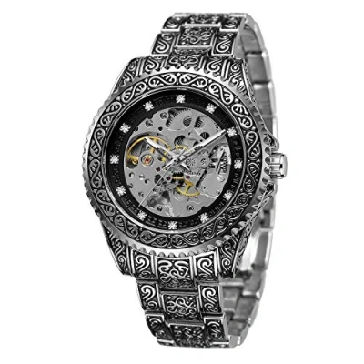 Image of FORSINING Men&#039;s Luxury Skeleton Wrist Watch Mechanical for Men Waterproof Engraving