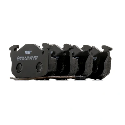 Image of 1611457980, 1617247680, 405035, 425032, 425033 Brake pad set FERODO PREMIER ECO FRICTION FDB393 incl. wear warning contact with accessories