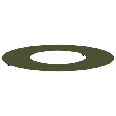 Image of vidaXL Plastic Planter Olive green Large Circular