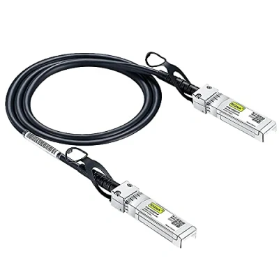 Image of 10Gtek 10Gb SFP+ DAC Twinax Cable, Passive, Compatible with Ubiquiti UniFi, 1 Meter(3.3ft)