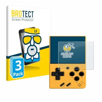 Image of brotect Anti Glare Glass Screen Protector Matte compatible with Miyoo Mini V4 (3 Pack) Scratch 9H Protection Film