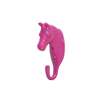Image of Shorefields No.5371 Horse Head Single Stable/Wall Hook (Pink)