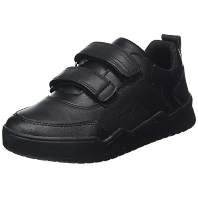 Image of Geox Boys J Perth Boy C Sneakers, Black, 6 UK