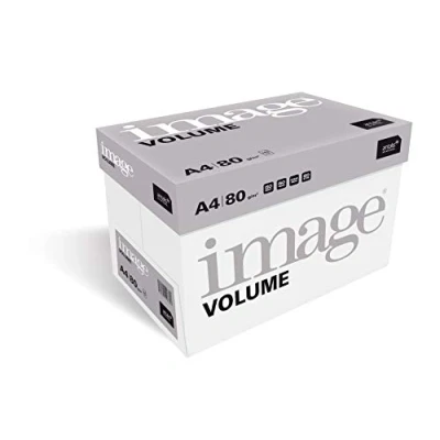 Image of Image Volume A4 White Multi Purpose Paper 80Gsm 1 Box 5 Reams Of 500 Sheets 2,500