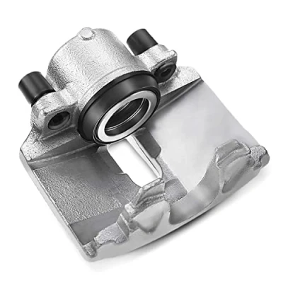 Image of Frankberg Brake Caliper Front Left Compatible with A1 2010 2018 A3 2003 2013 Leon 2005 2012 Fabia 2021 Golf 2016 Polo 2009 2014 Replace# 1K0615123M