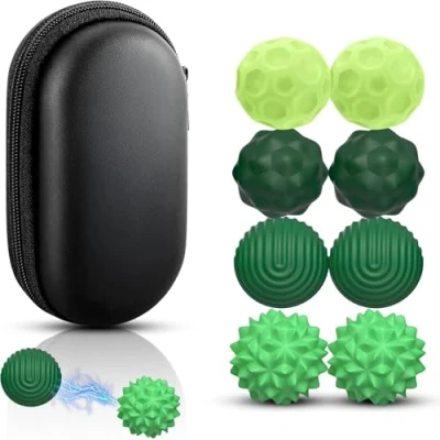 Image of JoyJoyful 8 PCS Magnetic Balls Fidget Toy for Adults Kids, Stress Relief Sensory Toys Autism ADHD, Magnet Balls, Silicone Textures Gadgets Office Desk Toy, Stocking Stuffers Teen Gift