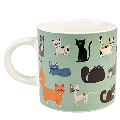 Image of Rex London Cats Design Coffee Tea Ceramic Mug