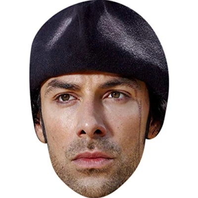 Image of FoxyPrinting Poldark Celebrity Cardboard Party Face Mask Fancy Dress