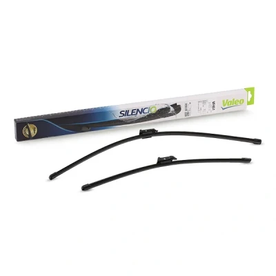 Image of A3397007309 Wiper BLADE VALEO SILENCIO X.TRM, FLAT SET 574651 475, 650mm Front Beam with spoiler for left hand drive vehicles Top Lock