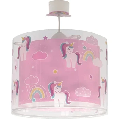 Image of Dalber Children&#039;s Pendant Light Unicorns Animals