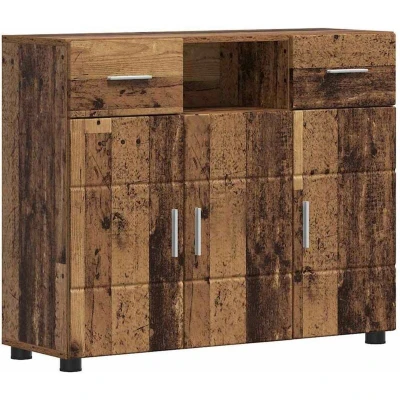 Image of vidaXL Sideboard Old wood 88.5 x 30.5 73 cm Engineered
