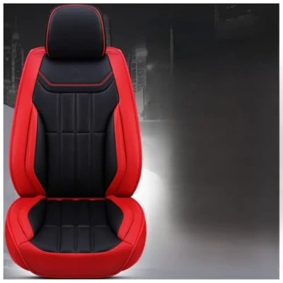 Image of DENGFU Compatible with Car Seat Covers Universal Full Set Accessories for Kia Ceed SW(JD) / Proceed(JD) GT(JD) GT Line(JD) Proceed Ceed(CD) Line(CD).red black standard