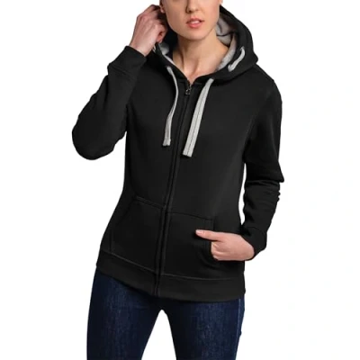 Image of HRM Women&#039;s Jacket F Hoodie, Black, XL