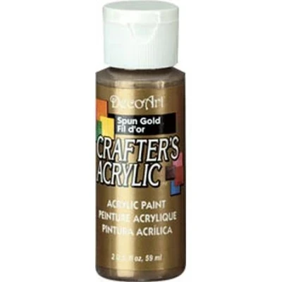 Image of DecoArt Acrylic Paint, Spun Gold, 59 ml (Pack of 1)