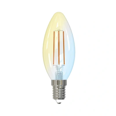 Image of Luumr Smart LED, C35, clear, E14, Philips Hue