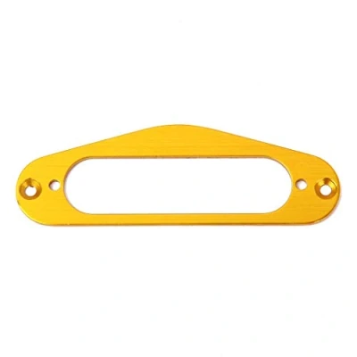 Image of Alnicov Metal Neck Pickup Mounting Ring for Fender Strat Stratocaster Single Coil Gold