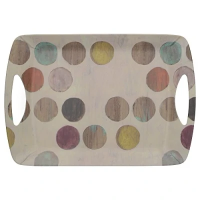 Image of Creative Tops Retro Spot Large Luxury Handled Tray