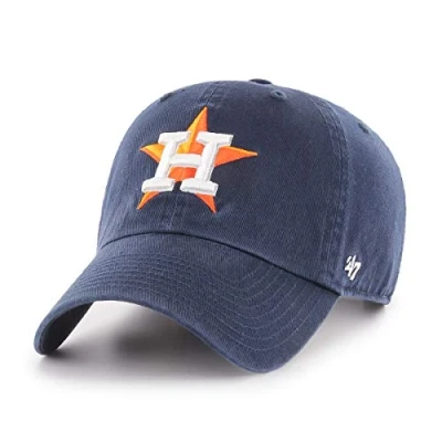 Image of 47 Brand Adjustable Cap CLEAN UP Houston Astros navy