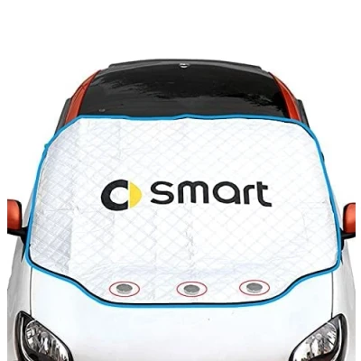 Image of KRIVS Car Windscreen Cover For Smart Forfour Fortwo 453 451 450 Protection Front Window Sun Uv