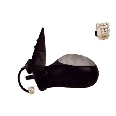 Image of 8154JE Wing mirror ALKAR 6125283 left primed Electric Heatable, Aspherical for hand drive vehicles PEUGEOT: 206 Hatchback