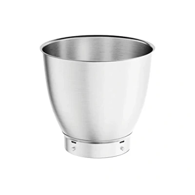 Image of Kenwood KAB70.000BS Stainless Steel Bowl, Accessories for Titanium Chef Baker XL and Patissier Food Processor, Mixing Bowl with 7 Litre Capacity, Dishwasher Safe, Steel, Silver