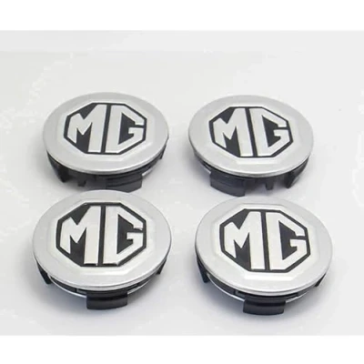 Image of Pack of 4 Hub Centre caps for MG MG4 2022 2023 56MM,rim waterproof dustproof anti rust accessories wheel hubs tools decorating vehicle tires