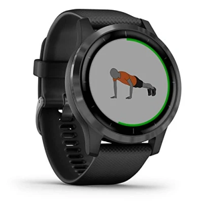 Image of Garmin [ Renewed ] vívoactive 4, GPS Smartwatch with All day Health Monitoring, Fitness Features, Music and up to 8 days battery life, White (Renewed)
